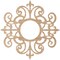 Ekena Millwork Dijon Wood Fretwork Pierced Ceiling Medallion, Alder, 38"OD x 12 3/8"ID x 1/4"T CMWP38X38X0250DIAL - alternate 2